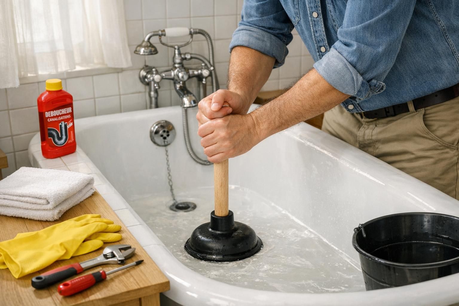 découvrez nos méthodes simples et efficaces pour déboucher votre baignoire rapidement à la maison, sans produits chimiques agressifs.
