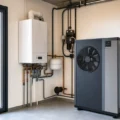 Remplacement d'une chaudière gaz par une pompe à chaleur dans une chaufferie moderne et propre
