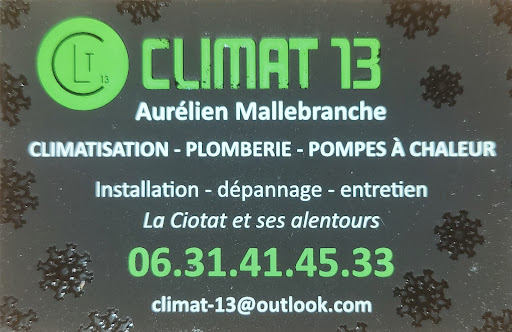 CLIMAT 13 : Plomberie Climatisation Ventilation LA CIOTAT